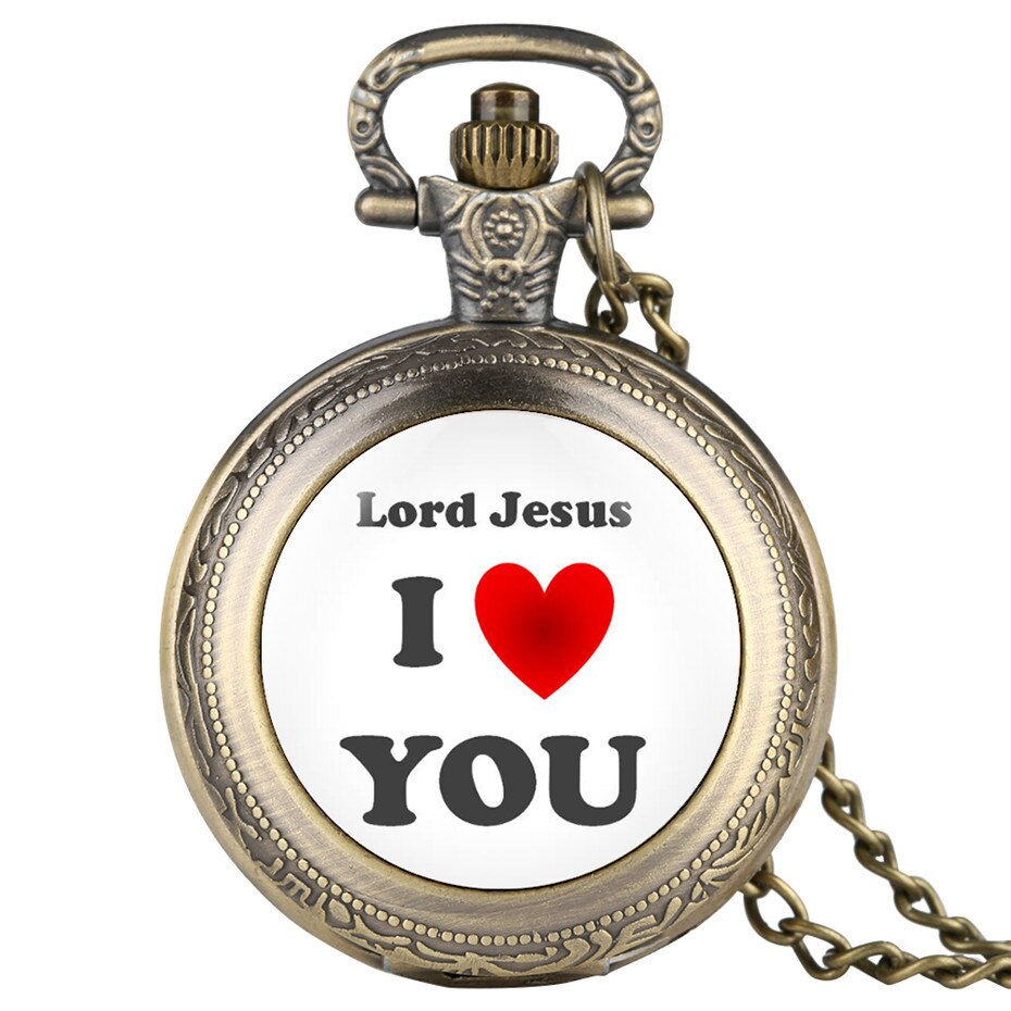 Liebe Jesus Taschenuhr